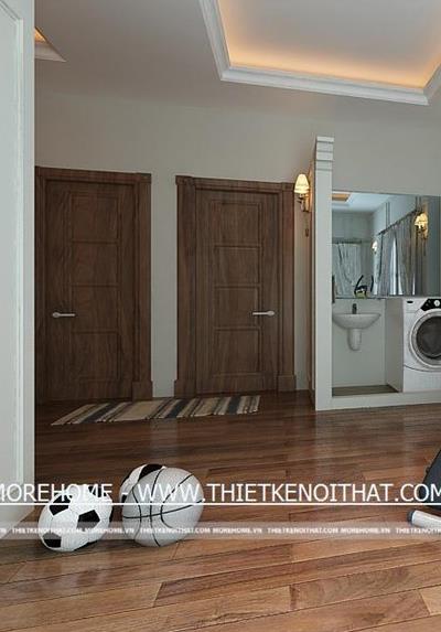  Mẫu cửa gỗ tự nhiên tại biệt thự Vincom Village Hoa Phượng - HP0510